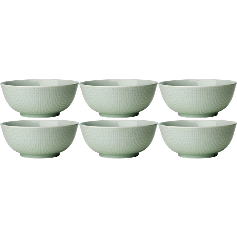 Swedish Grace Skål 60 cl 6-pk, Meadow (Light Green)
