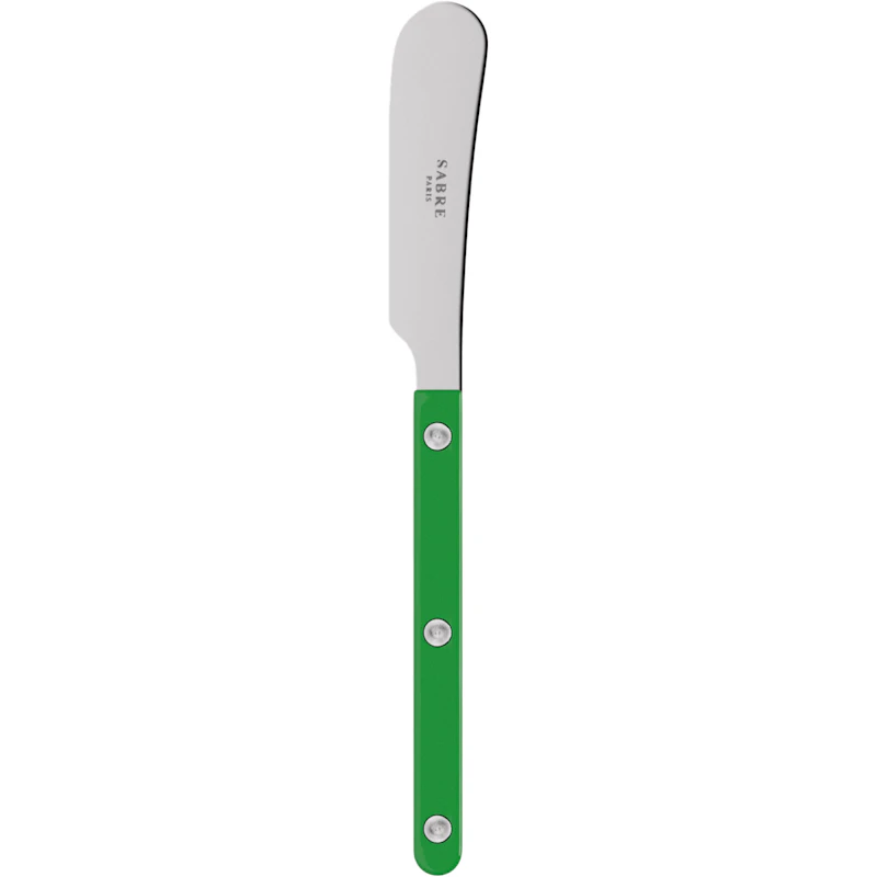 Bistrot Solid Butter Spreader, Garden Green