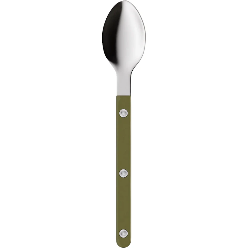 Bistrot Solid Espresso Spoon, Fern Green
