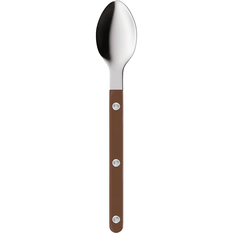 Bistrot Solid Espresso Spoon, Chocolate