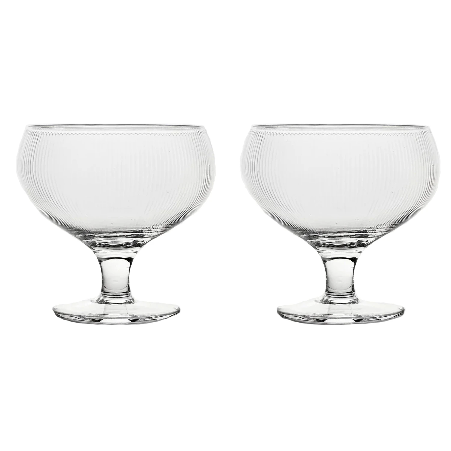 Blanka Champagneglass Riflet 30 cl 2-pk, Klar