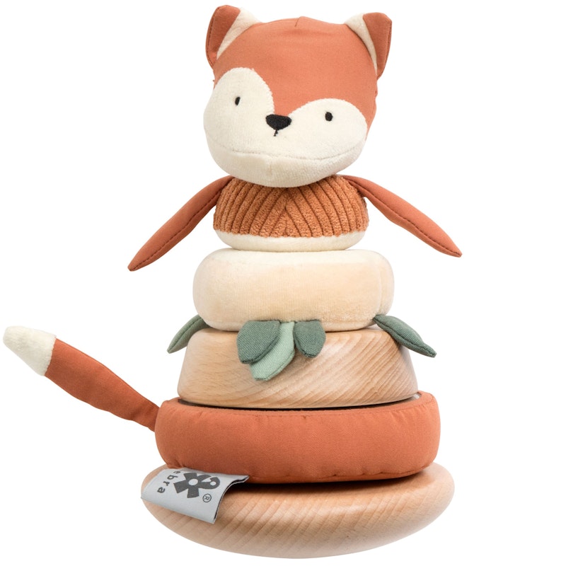 Sparky The Fox Stacking & Tilting Aktivitetsleketøy 2-i-1, Fox Tail Red