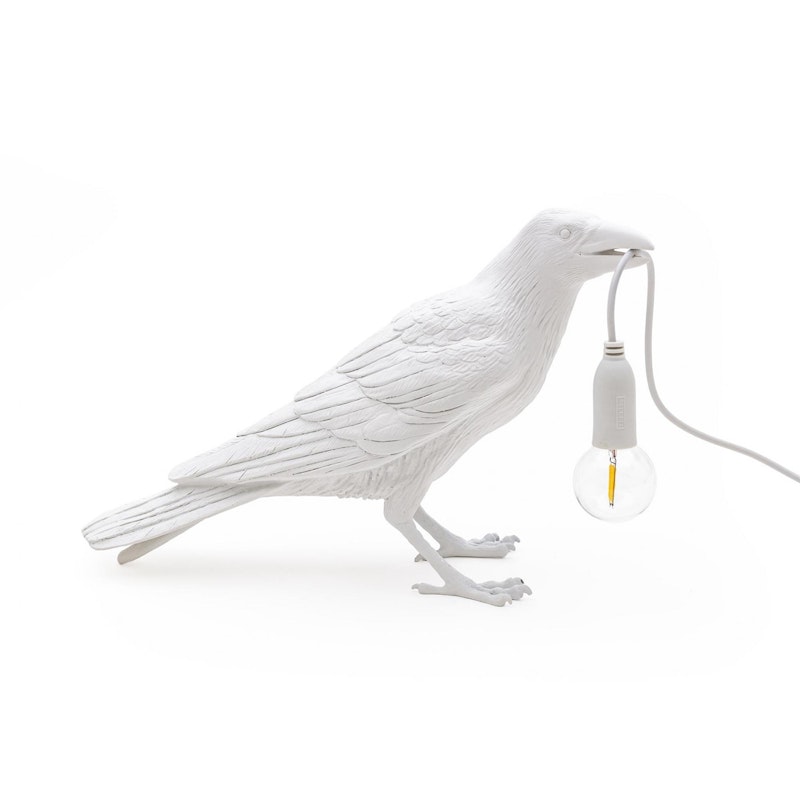 Bird Lamp Waiting, Hvit