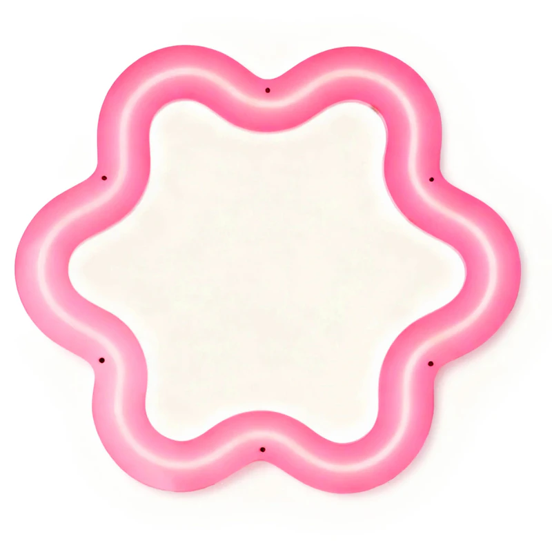 Supercurve Flower Speil, Rosa