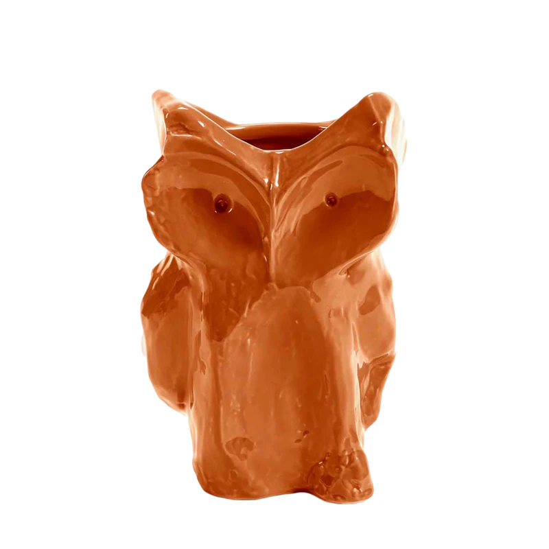 After Midnight Owl vase M, Orange