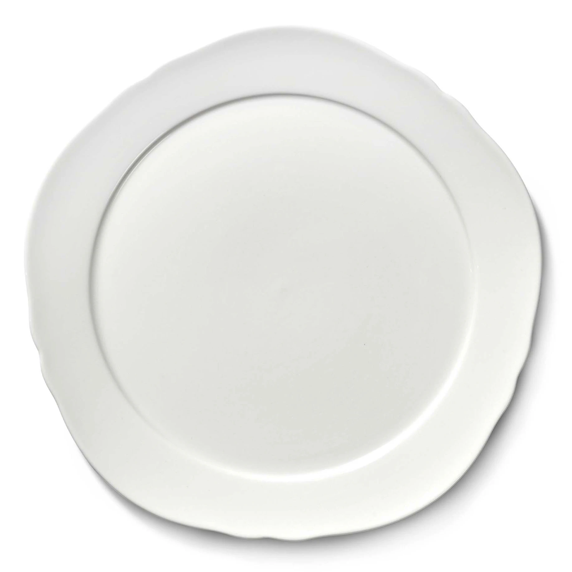 Silhouette Sidetallerken 23,5 cm, Hvit