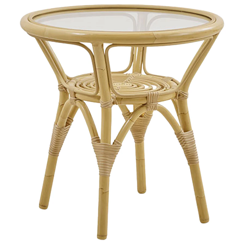Tony Sidebord Outdoor Ø50 cm, Naturlig