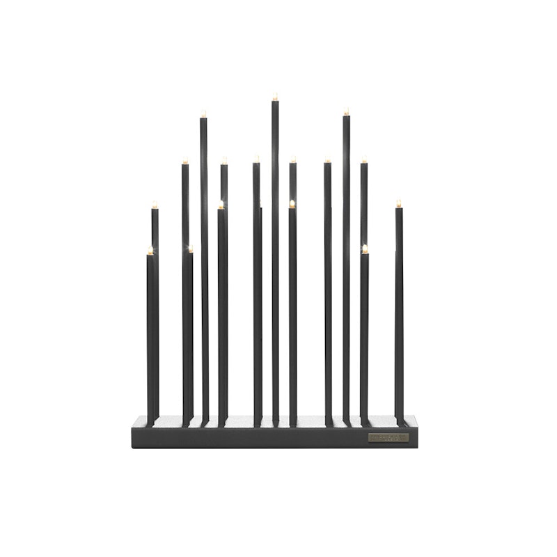 Elflugan Original Adventslysestake, Antrasitt