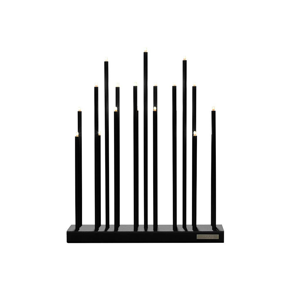 Elflugan Original Adventslysestake, Sort