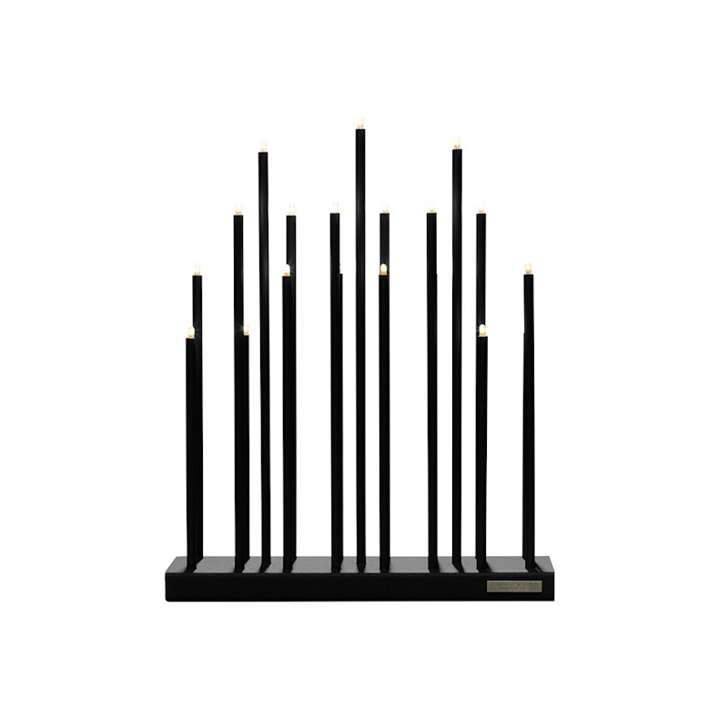 Elflugan Original Adventslysestake, Sort