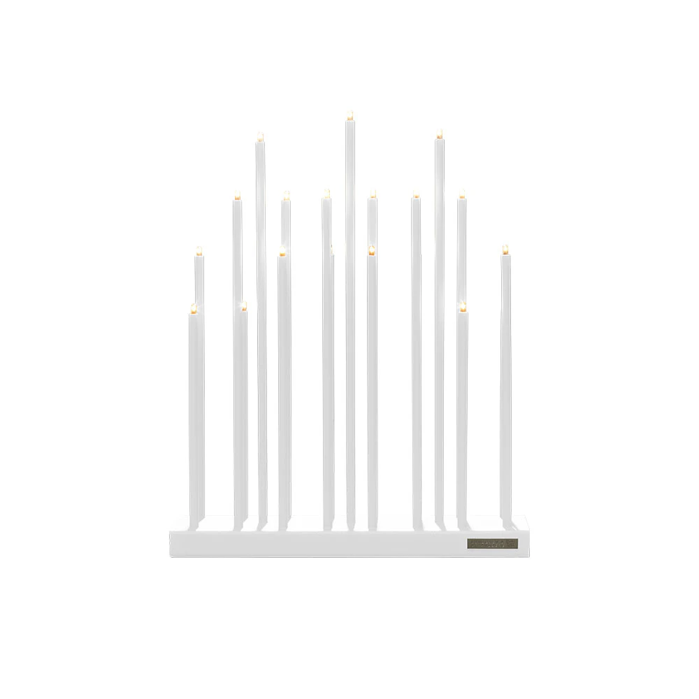 Elflugan Original Adventslysestake, Hvit