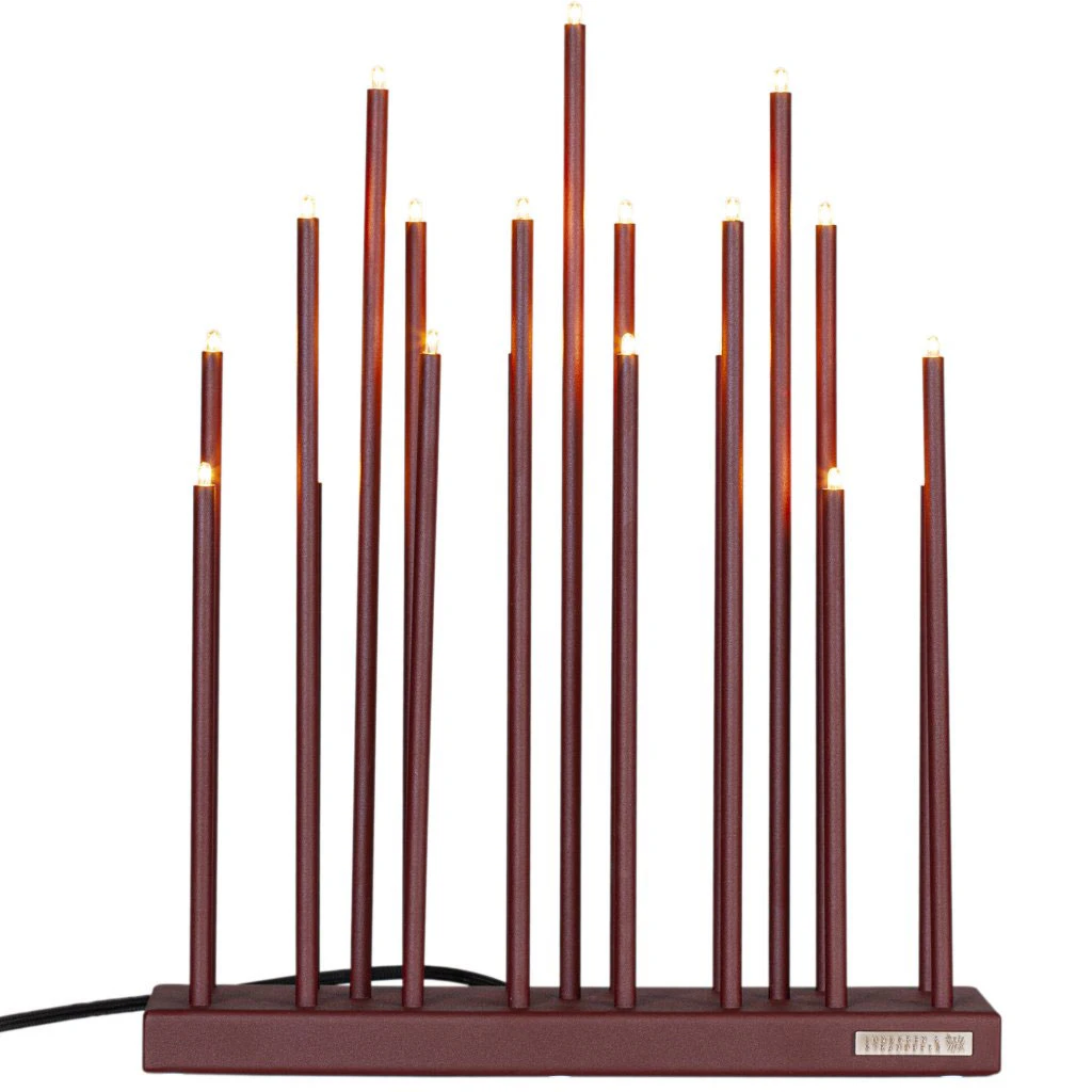 Elflugan Original Adventslysestake, Oksydr&oslash;d