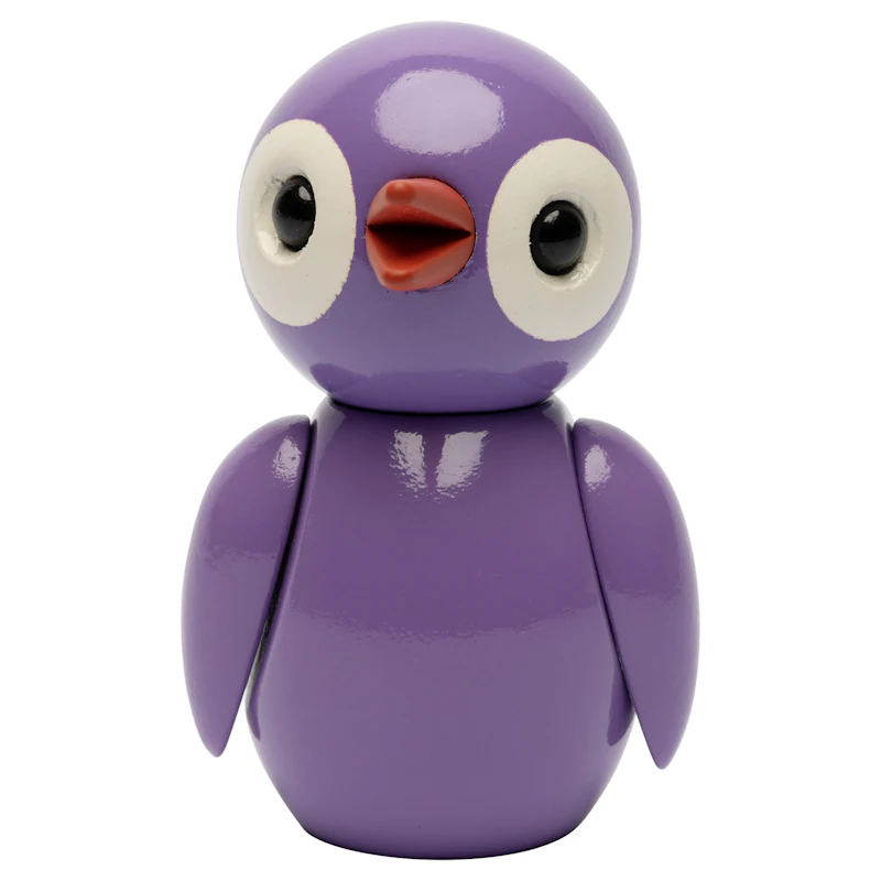 Grateful Spring Bird Trefigur 6,5 cm, Lilla