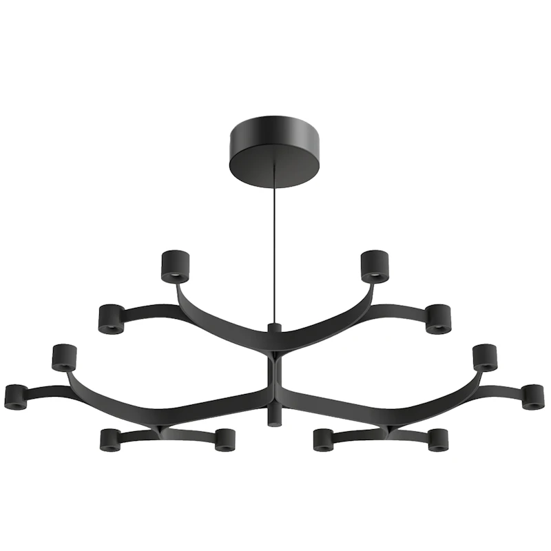 Fronda PHASE-CUT Pendel Ø83, Sort