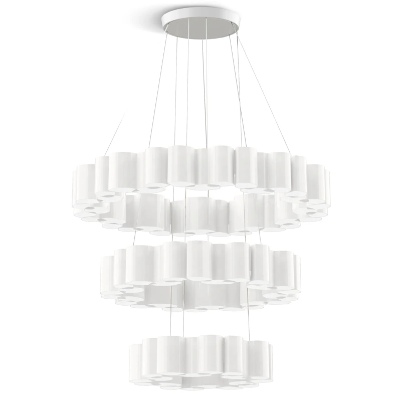 Honey Lysekrone 110 cm, Opalhvit