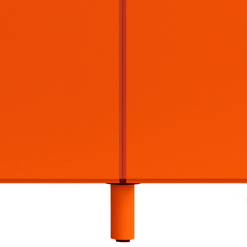 Relief Coupling Feet For Chest Of Drawers 2-pack, Orange
