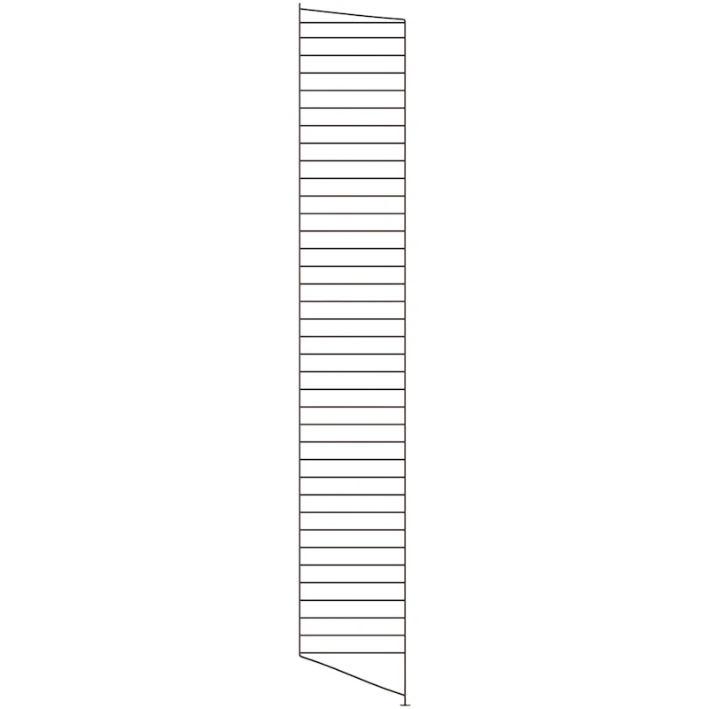 String Gavl Gulv 30x200 cm 1-pk, Mørkebrun