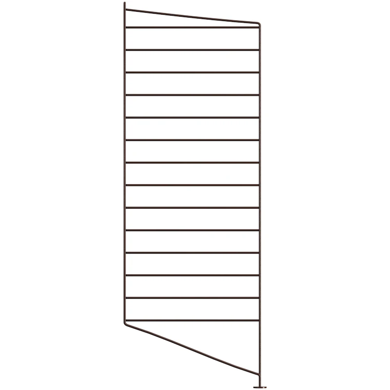 String Gavl Gulv 30x85 cm 1-pk, Mørkebrun