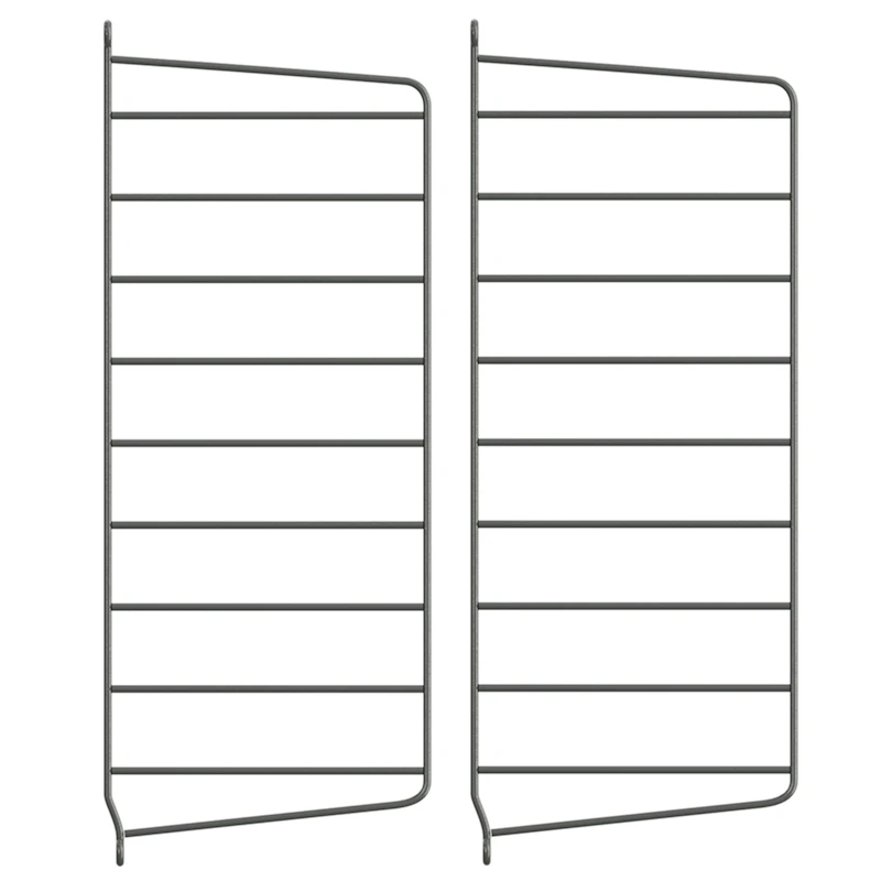 String Gavler 20x50 cm 2-pk, Mørkegrå