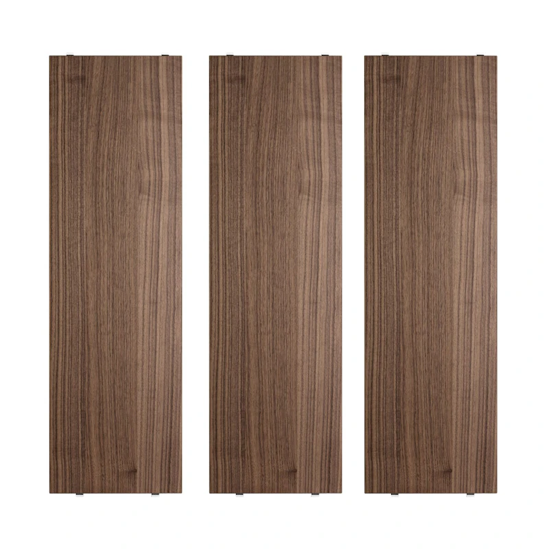 String Hyller 3-pk 58x20 cm, Valnøtt