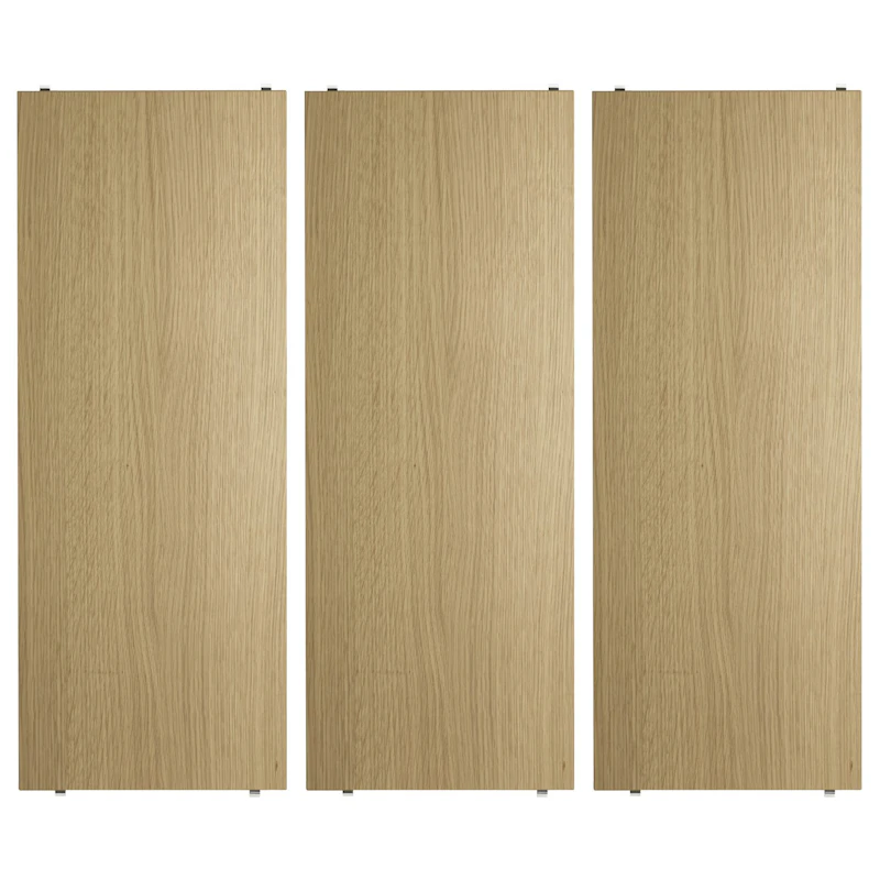 String Hyller 3-pk 58x30 cm, Eik