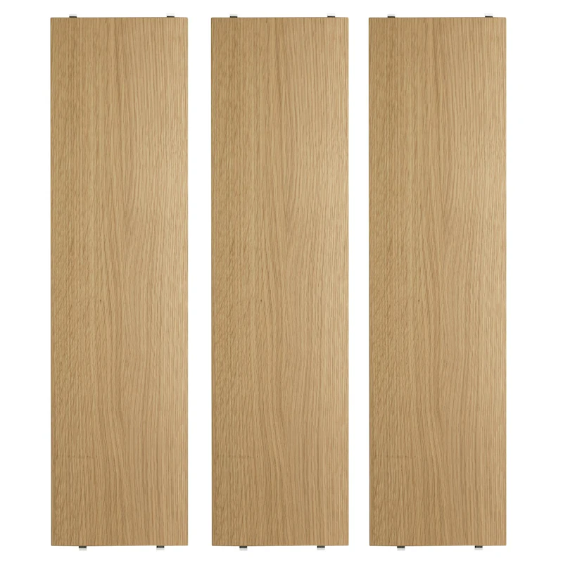 String Hyller 3-pk 78x20 cm, Eik