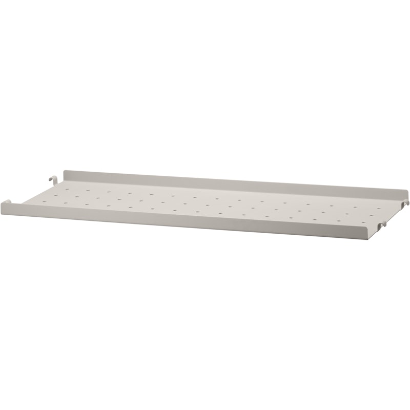 String Hylle med Lav Kant Metall 20x58 cm, Beige