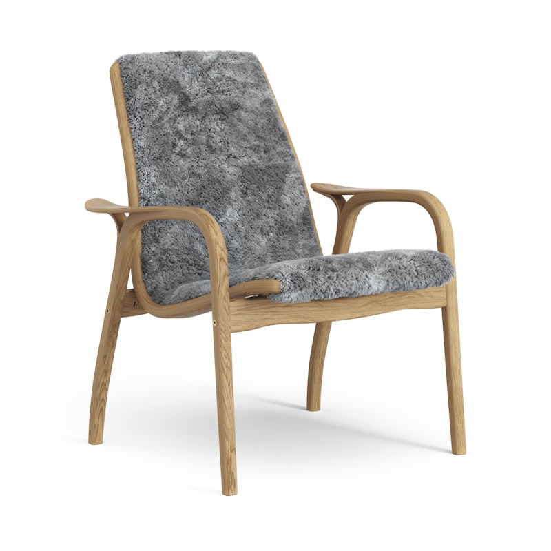 Laminett Lenestol Saueskinn, Oljet Eik / Scandinavian Grey