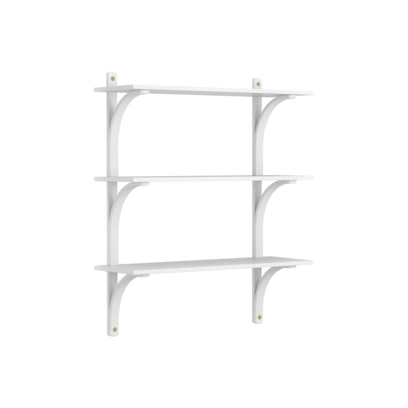 Levi Vegghylle 90 cm Medium, Messing / White Stained Ask