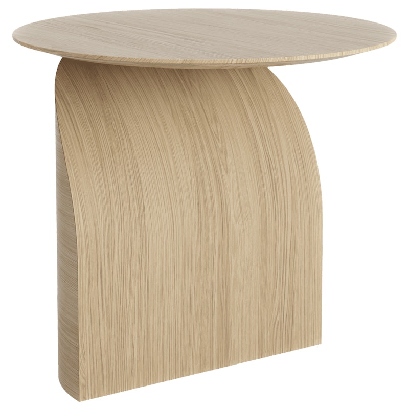 Savoa Sidebord Ø54 cm, Natural Oak