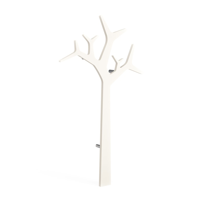 Tree Klesstativ Veggmontert 134 cm, Soft White
