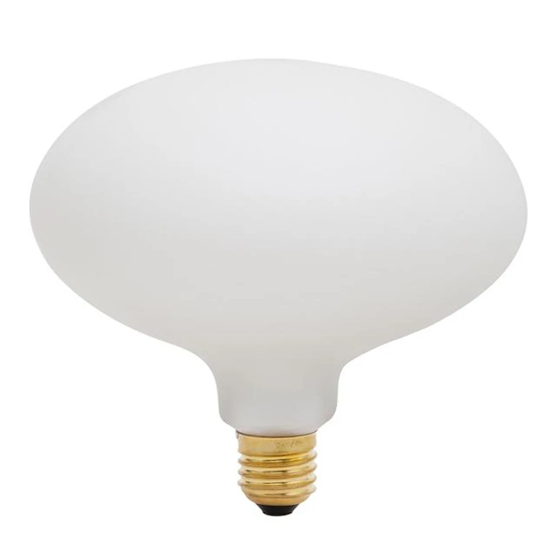 Oval II E27 8W 2000–2800K Led-Lampe, Matt porselen