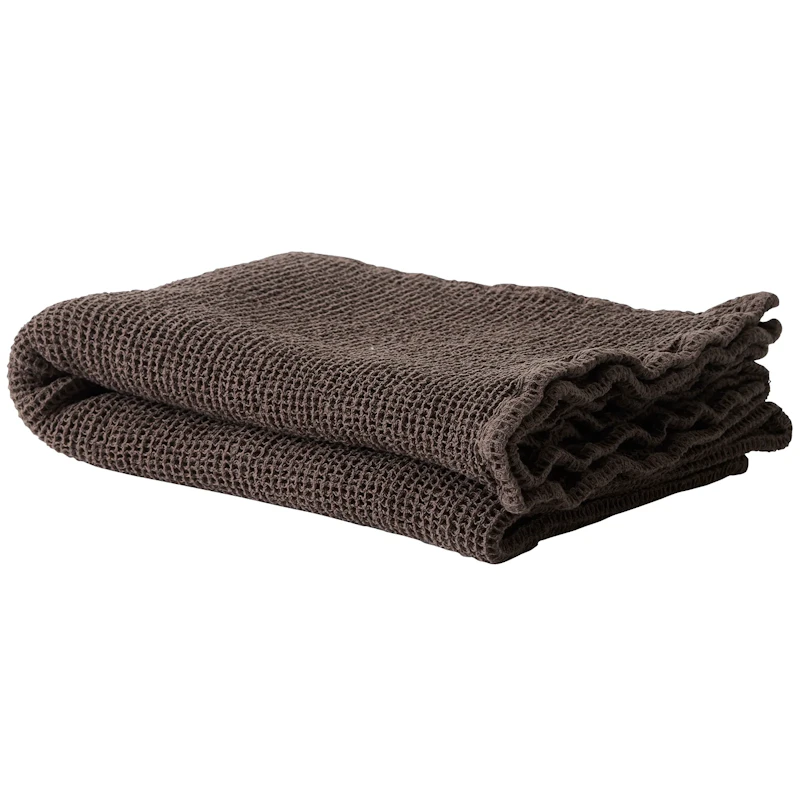 Nella waffle Håndkle 100x150 cm, Taupe