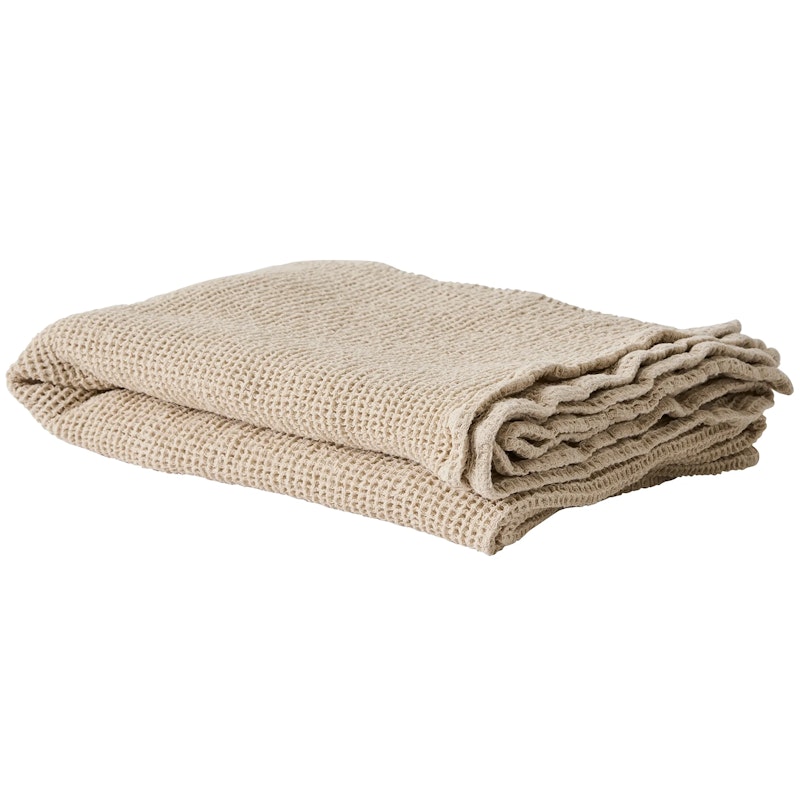 Nella waffle Håndkle 100x150 cm, Beige