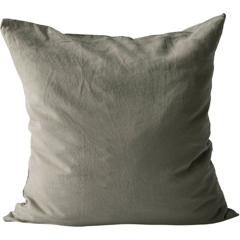 Linen Putevar 65x65 cm, Olive