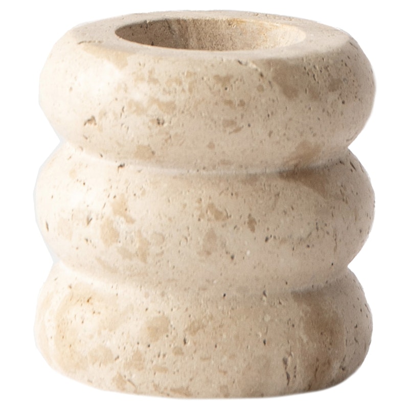 Travertine Lyslykte, 15 cm