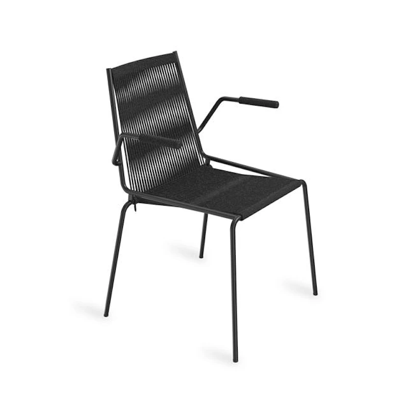 Noel Spisestol med armlener Sort