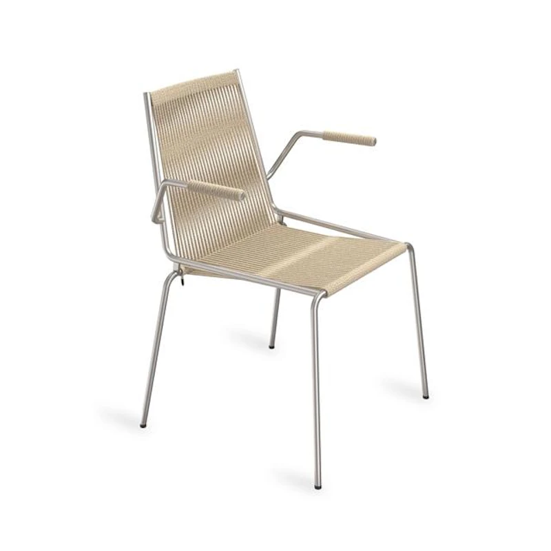 Noel Spisestol med armlener Stål/Lin