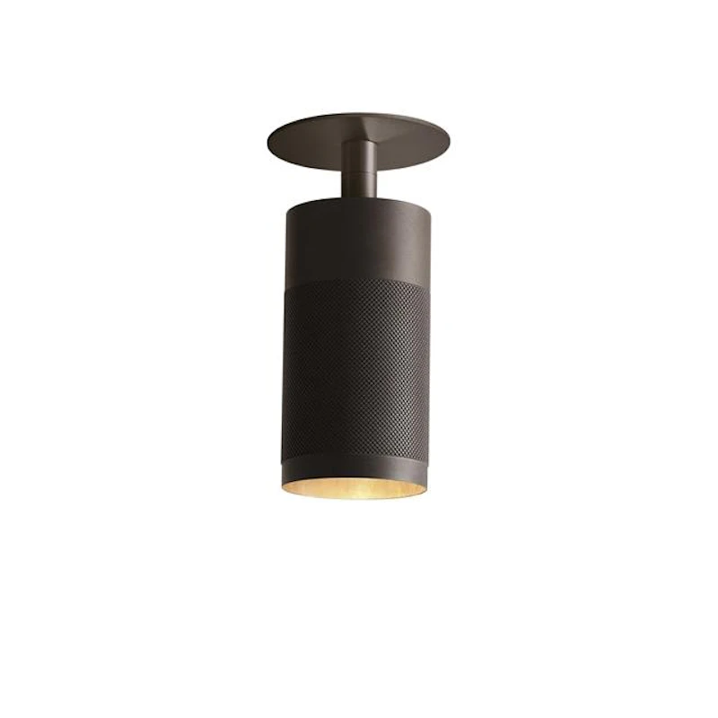Patrone Innfelt taklampe Brunert messing Clip-Fit