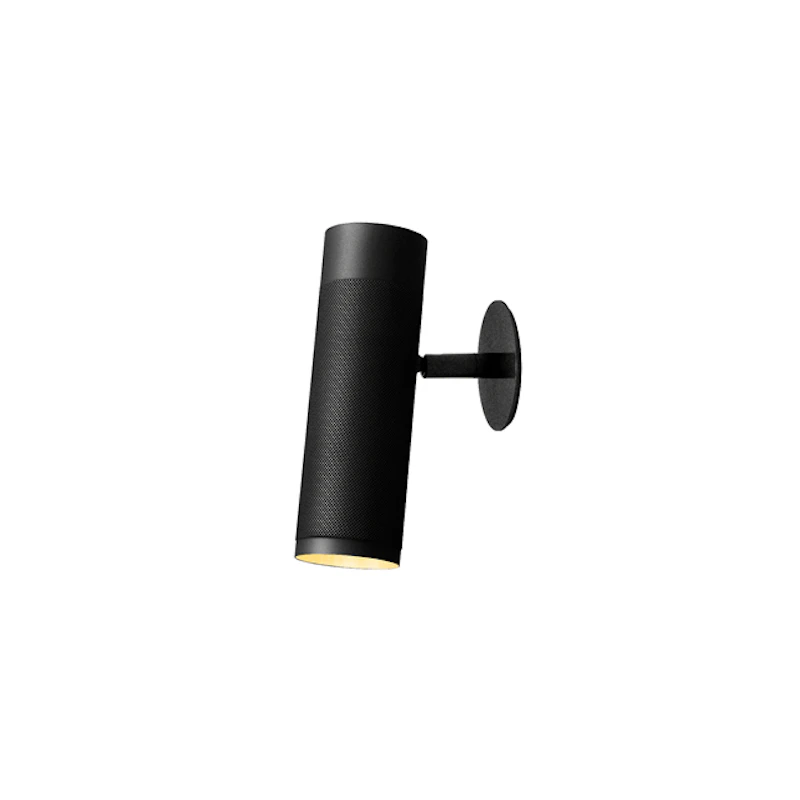 Patrone Innfelt Vegglampe Stor Sortbrunert messing