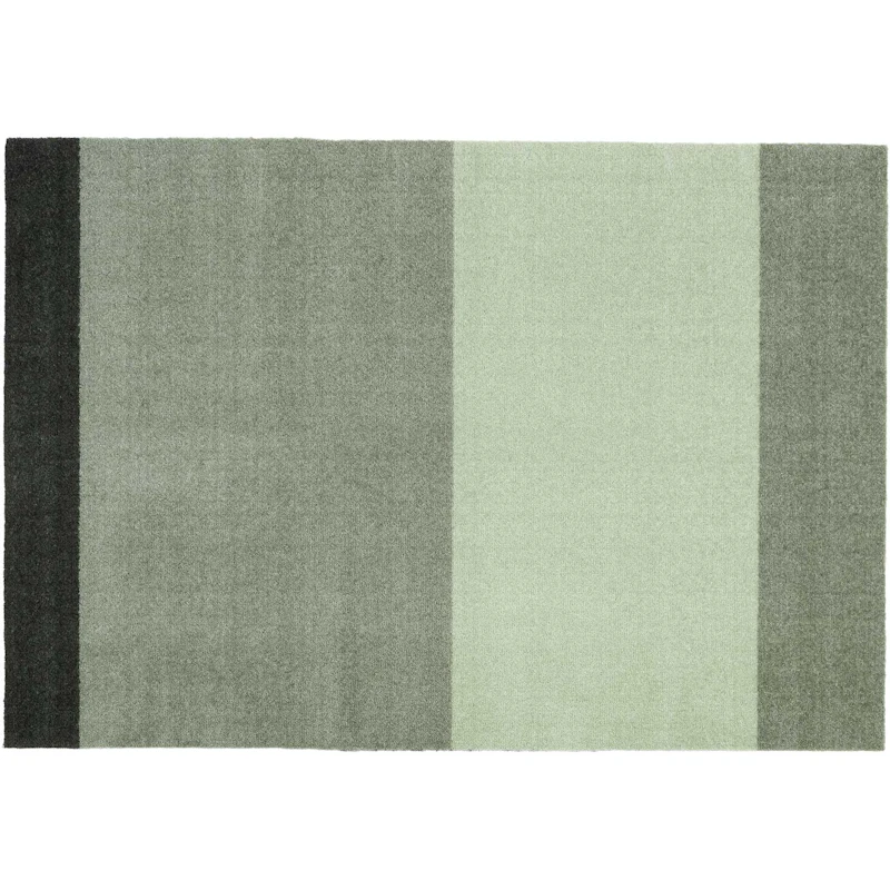 Stripes Teppe Lysegrønn / Mørkegrønn, 90x130 cm