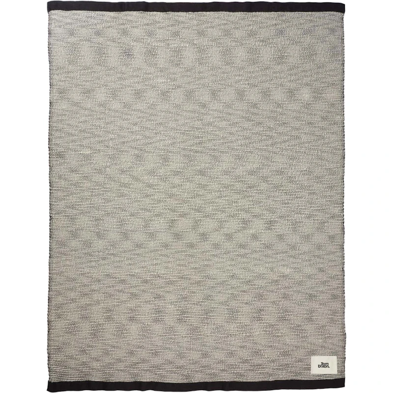 Thread Teppe 140x180 cm, Sort / Hvit