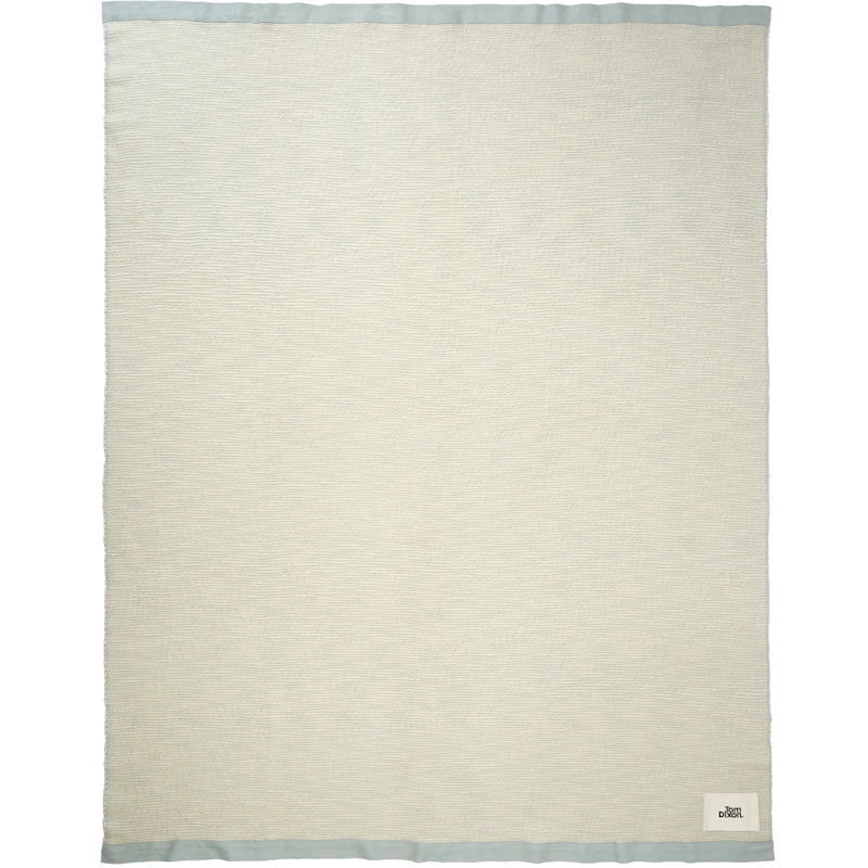 Thread Teppe 140x180 cm, Blå / Hvit