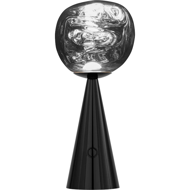 Melt Portabel Lampe, Sort