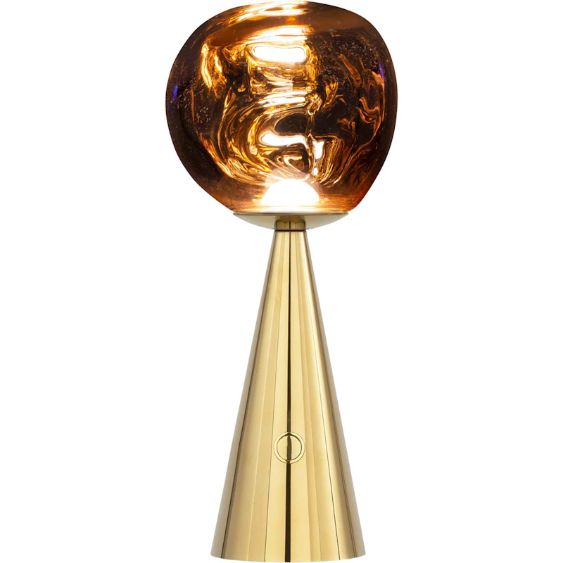Melt Portabel Lampe, Gull