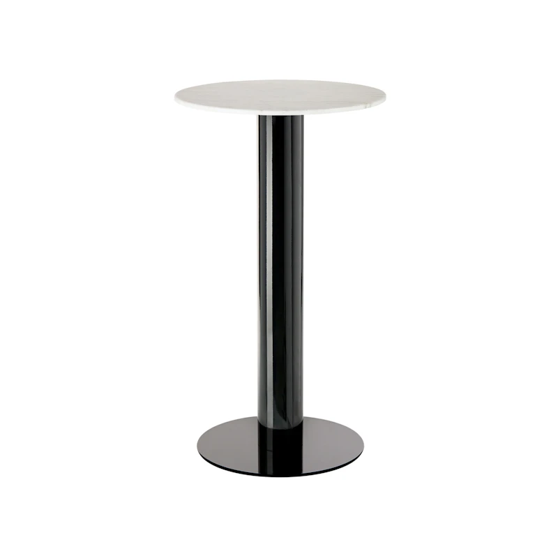 Tube Barbord Ø60 cm, Sort / Hvit