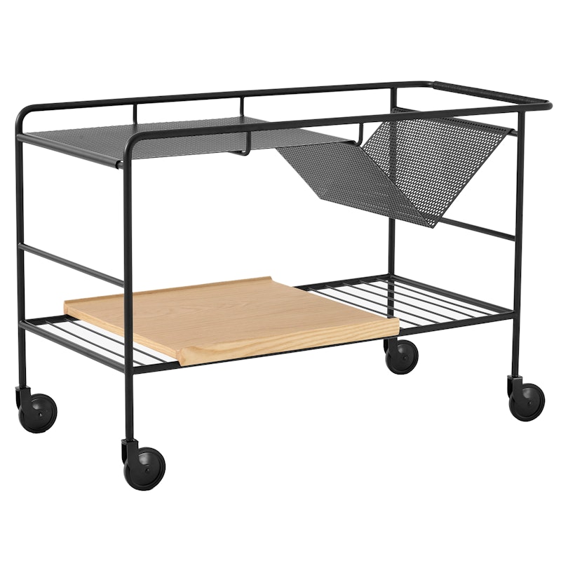 Alima NDS1 Serveringsvogn, Eik / Matt Sort