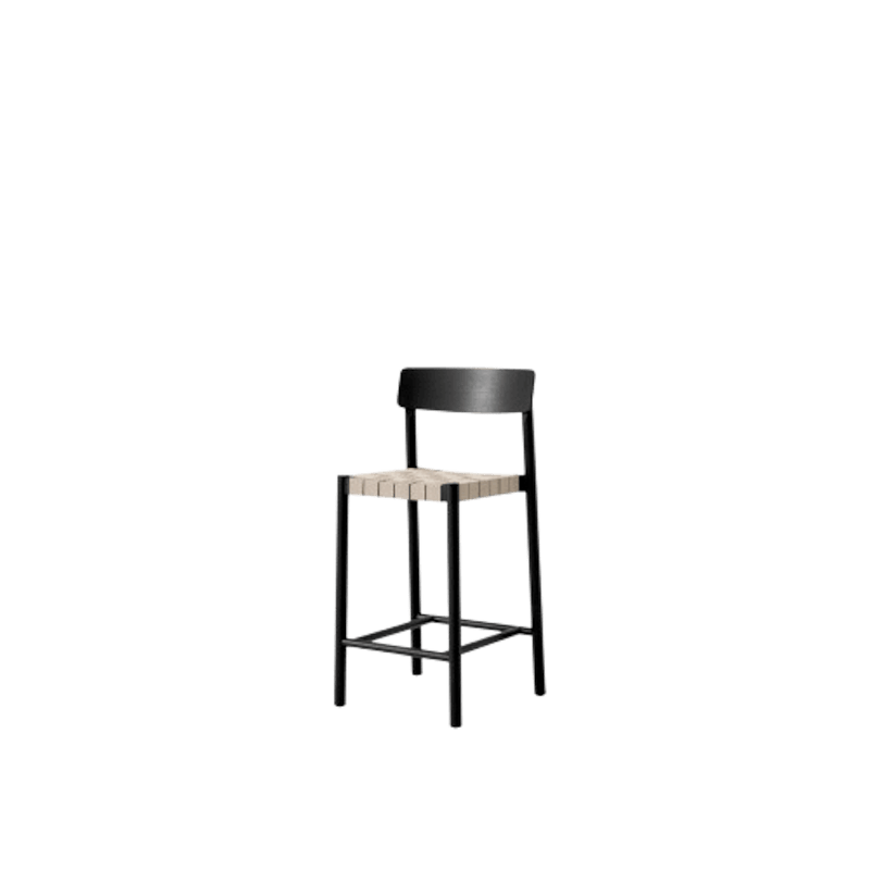 Betty TK12 Counterkrakk Sortlakkert Ask/Natur Linflett