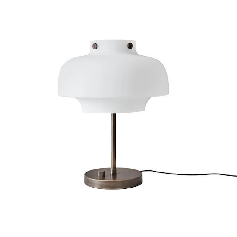 Copenhagen SC13 Bordlampe Opalglass & Messing