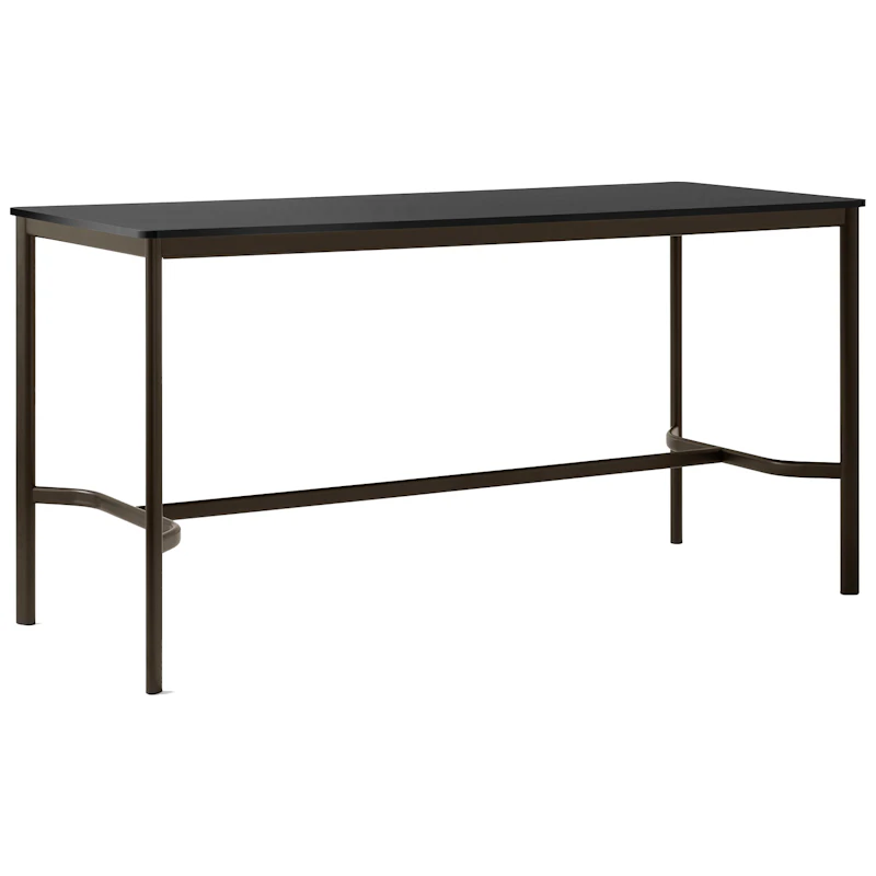 Drip HW111 Bardisk 50x140x95 cm, Svart Laminat / Bronsefarget